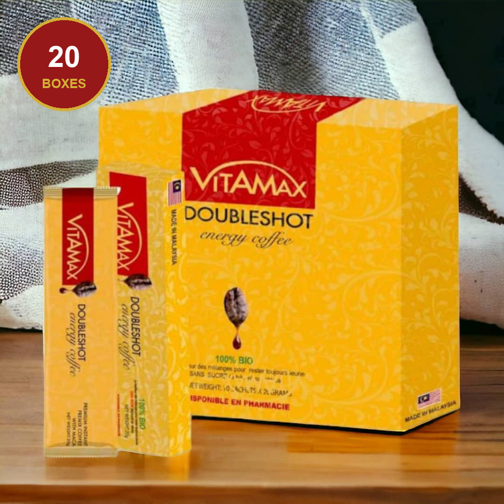 Vitamax DoubleShot vitamax coffee 20 boxes